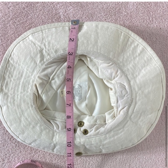 Light Beige Foldable Sun Hat Bucket Hat M - Picture 7 of 9